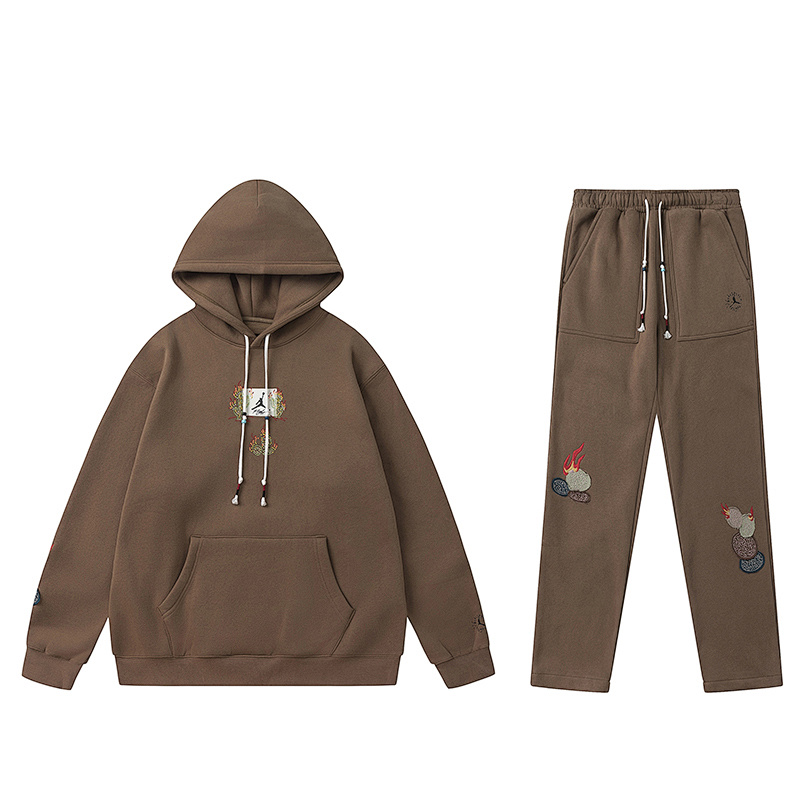 TOP TROUSERS TRAVIS SCOTT CACTUS JACK X AIR JORDAN HOODIE TROUSERS 261676