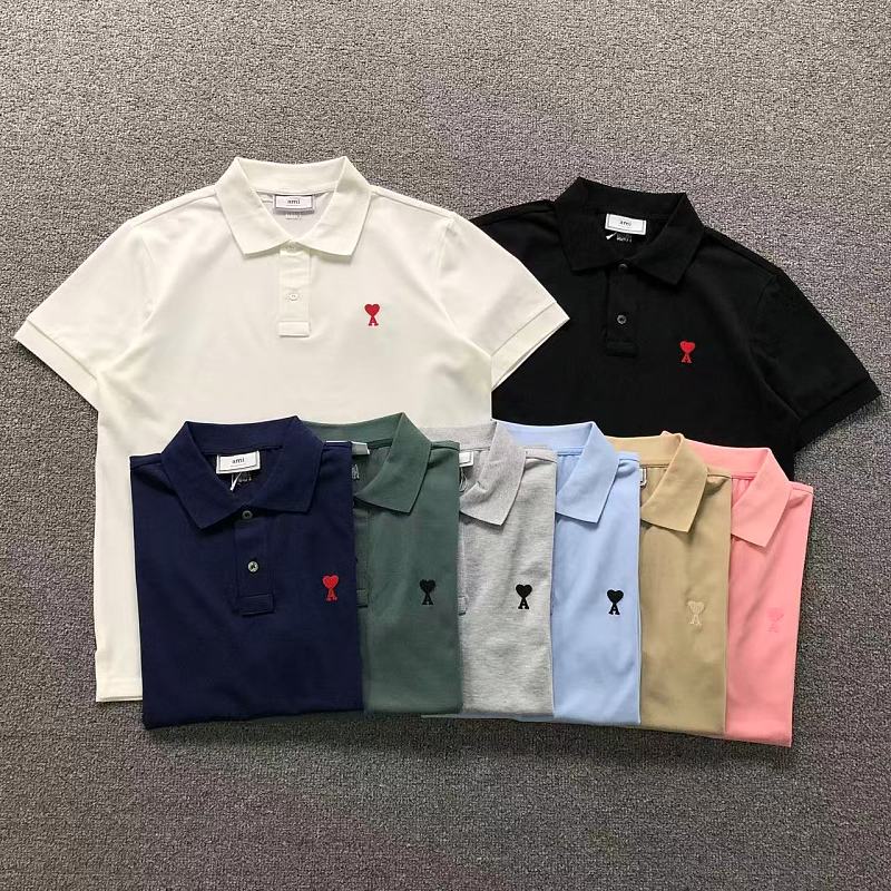 AMI POLO 2204183501（im 170cm 60kg i wear size L in the phot）