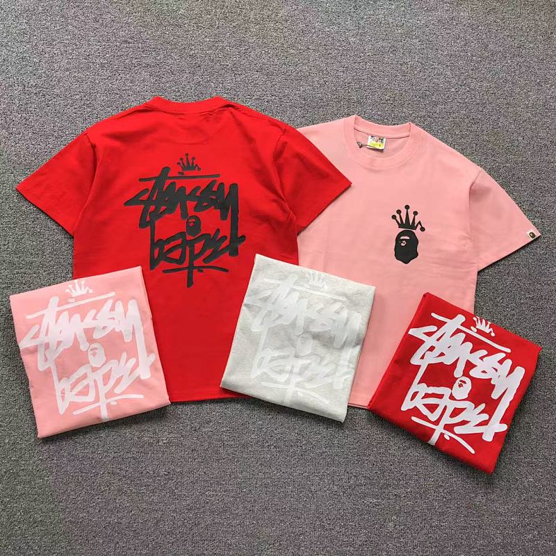 BAPE STUSSY T-SHIRT 1102091642（im 170cm 55kg i wear size S in the phot）