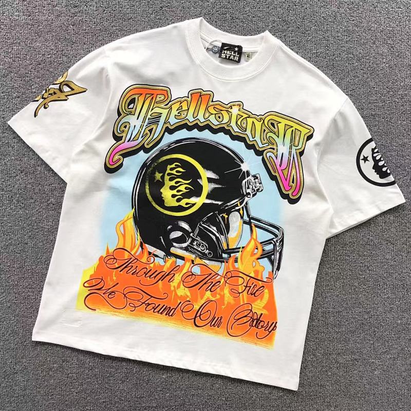 HELLSTAR T-SHIRT 1105032399（im 170cm 60kg i wear size S in the phot）