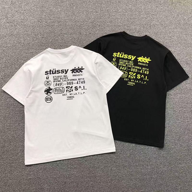 STUSSY T-SHIRT 502241482（im 170cm 57kg i wear size M in the phot）