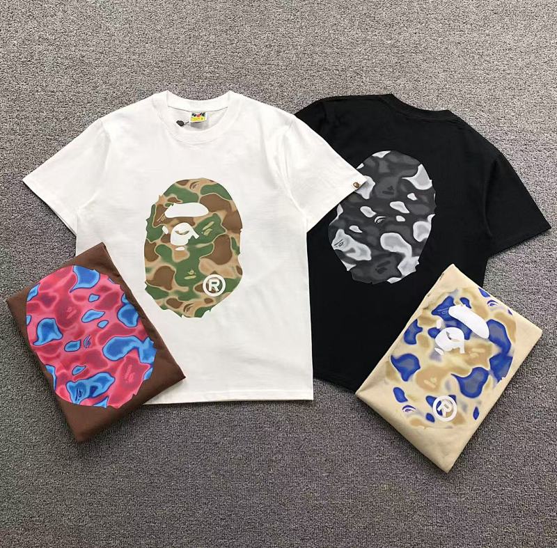 BAPE T-SHIRT 4105260798（im 170cm 60kg i wear size S in the phot）