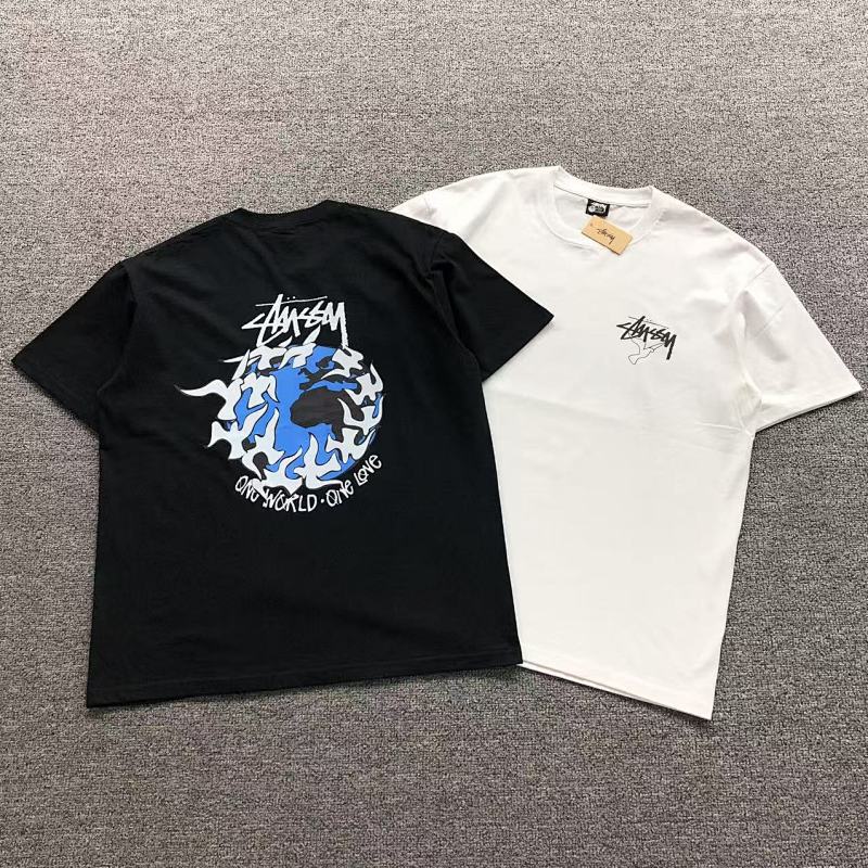 STUSSY T-SHIRT 3104183331（im 170cm 60kg i wear size L in the phot）