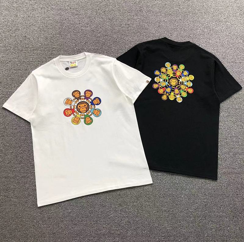 BAPE T-SHIRT 4110111098（im 170cm 60kg i wear size M in the phot）