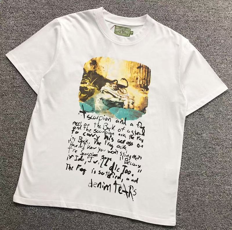 DENIM TEARS T-SHIRT 413110186（im 170cm 60kg i wear size M in the phot）