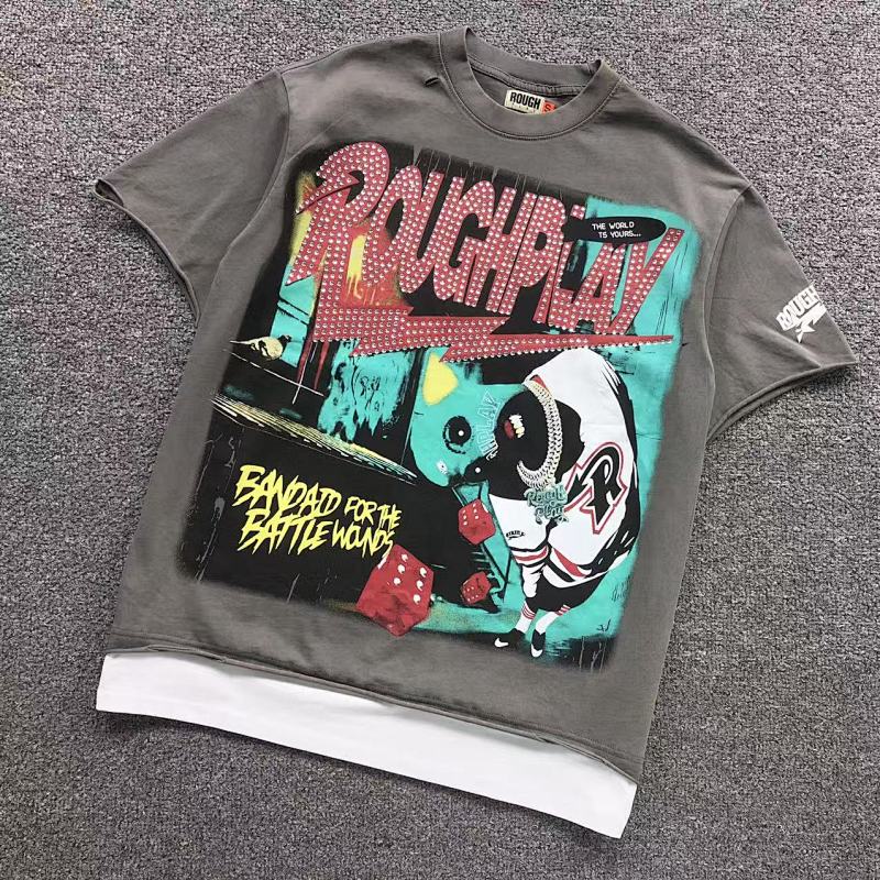 ROUGH PLAY T-SHIRT 3110271217（im 170cm 60kg i wear size S in the phot）