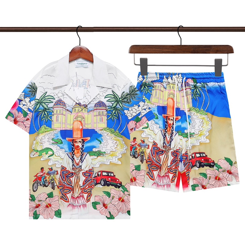 TOP TROUSERS CASABLANCA SHORTS SHIRT 160532