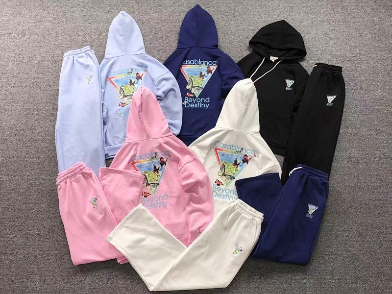 CASABLANCA HOODIE TROUSERS 5112911127（im 170cm 60kg i wear size M in the phot）