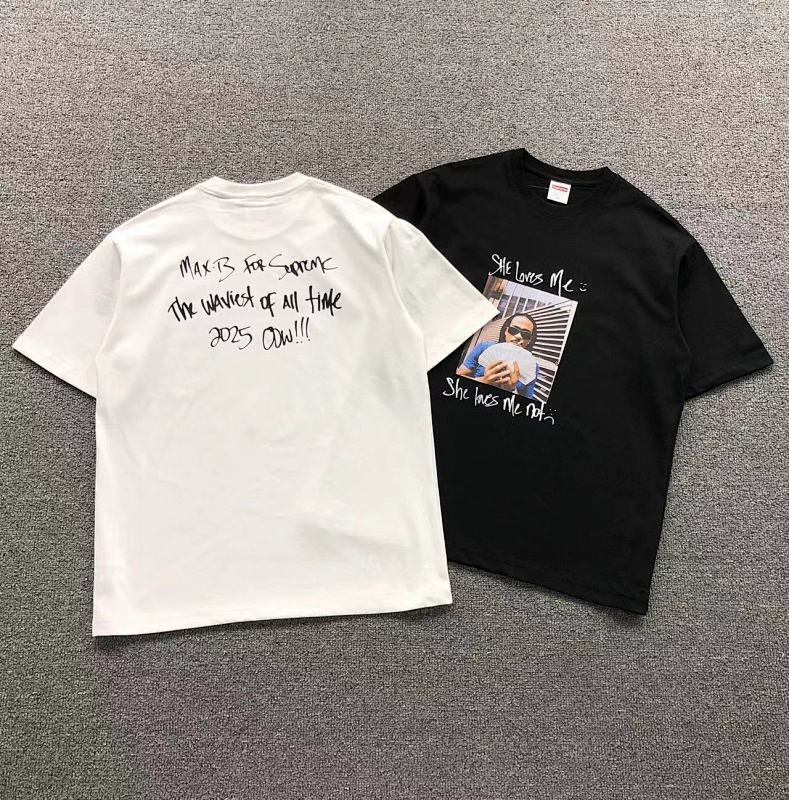 SUPREME T-SHIRT 4105200721（im 170cm 60kg i wear size M in the phot）