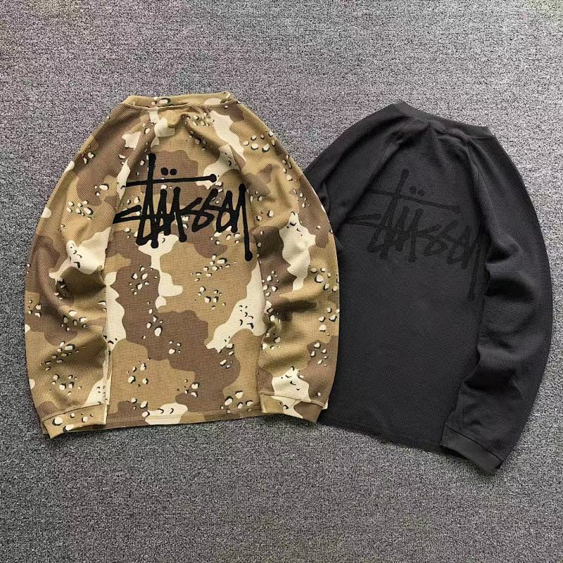 STUSSY LONG SLEEVED 2171843001（im 170cm 60kg i wear size L in the phot）