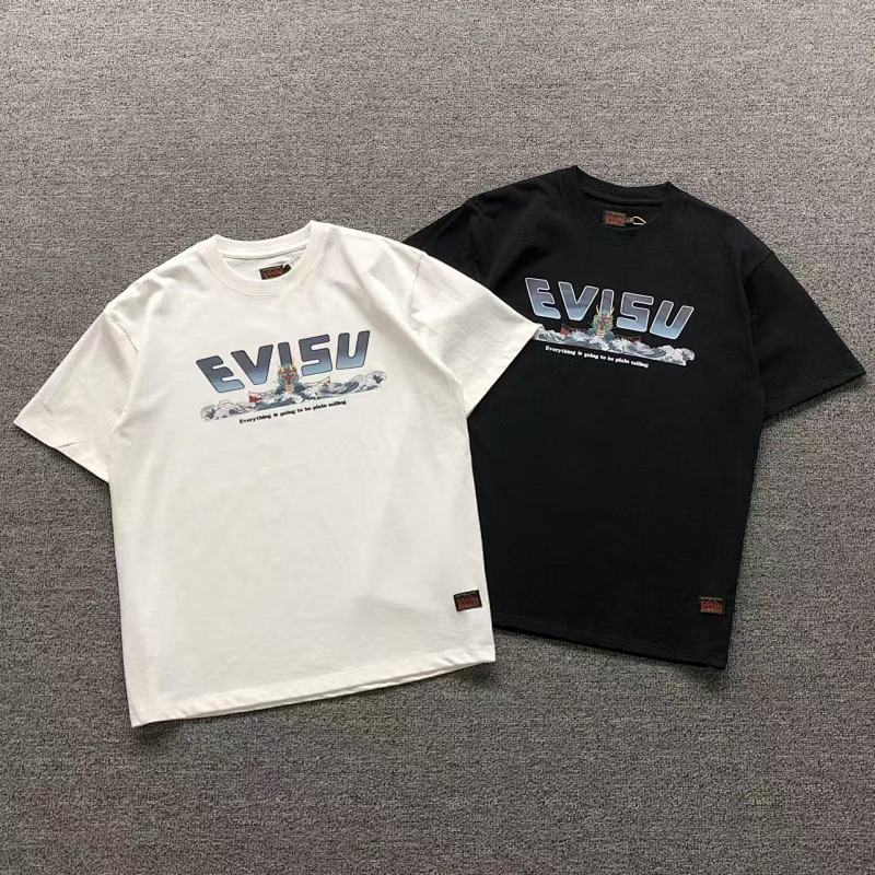 EVISU T-SHIRT 572546134（im 170cm 60kg i wear size L in the phot）