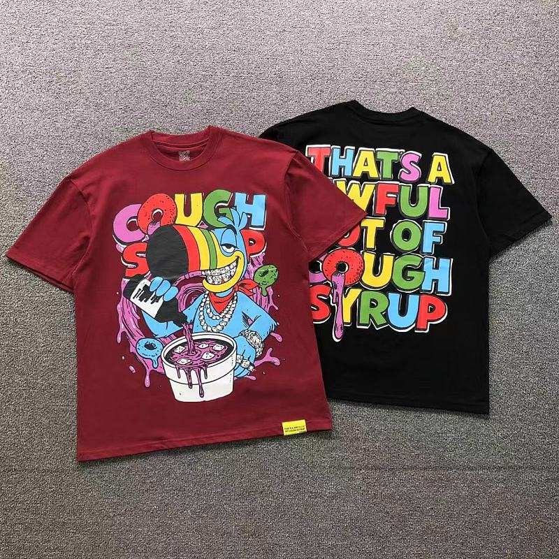 COUGH SYRUP T-SHIRT 526290991（im 170cm 60kg i wear size M in the phot）