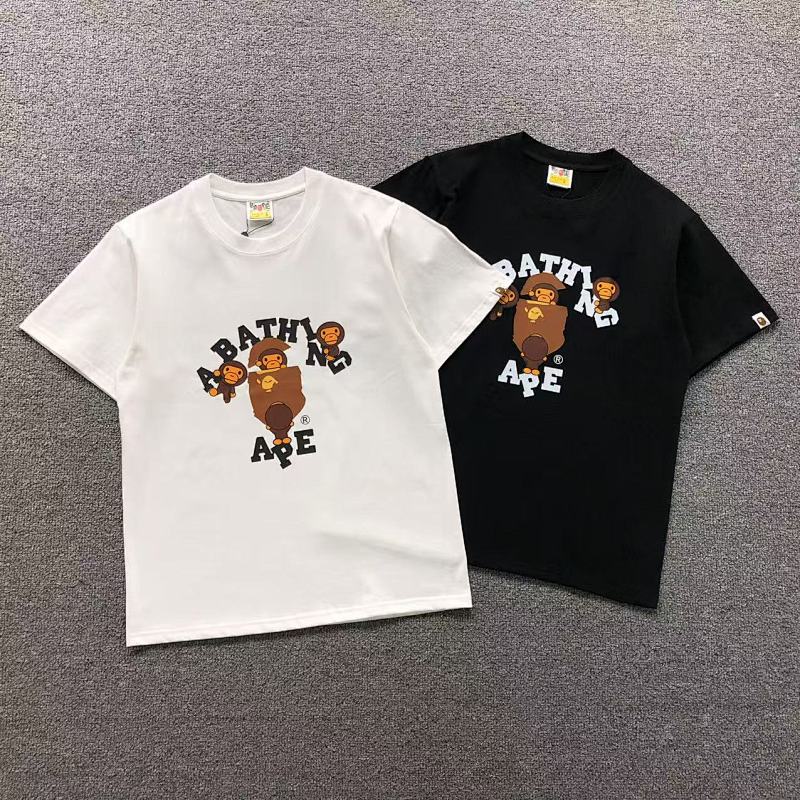 BAPE T-SHIRT 4050120398（im 170cm 60kg i wear size S in the phot）