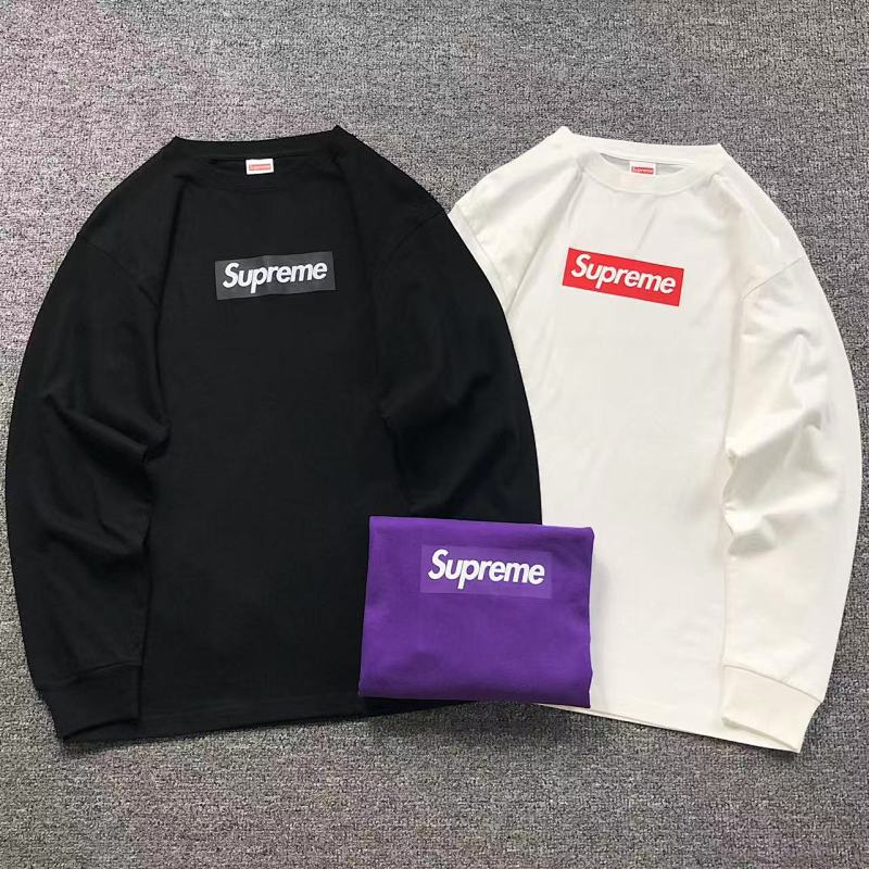 SUPREME LONG SLEEVED 1110290902 （im 170cm 60kg i wear size L in the phot）