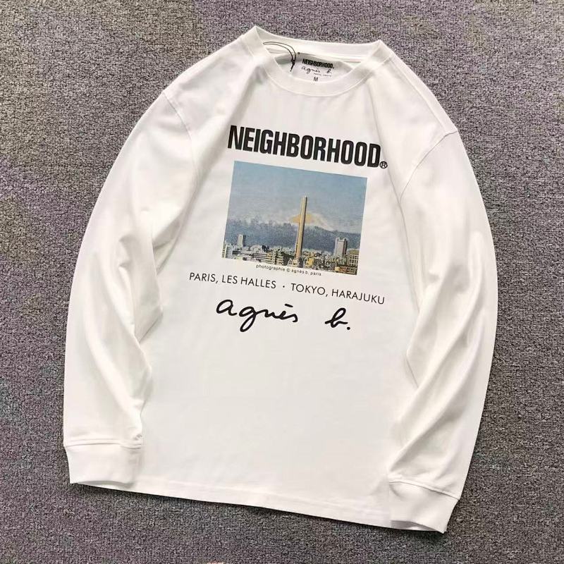 NEIGHBORHOOD LONG SLEEVED 1112111102（im 170cm 60kg i wear size M in the phot）