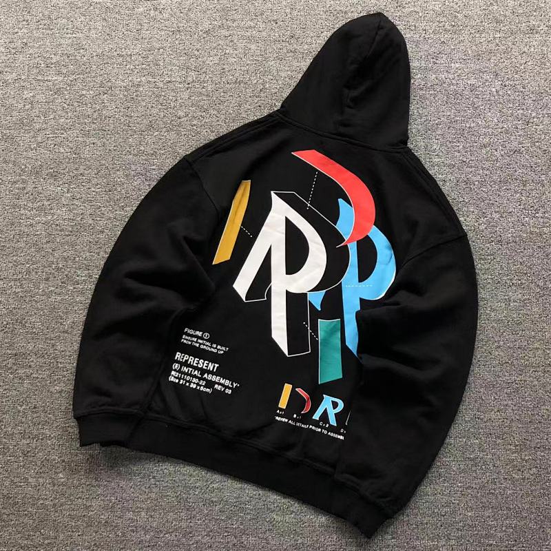 REPRESENT HOODIE 510031391（im 170cm 60kg i wear size S in the phot）