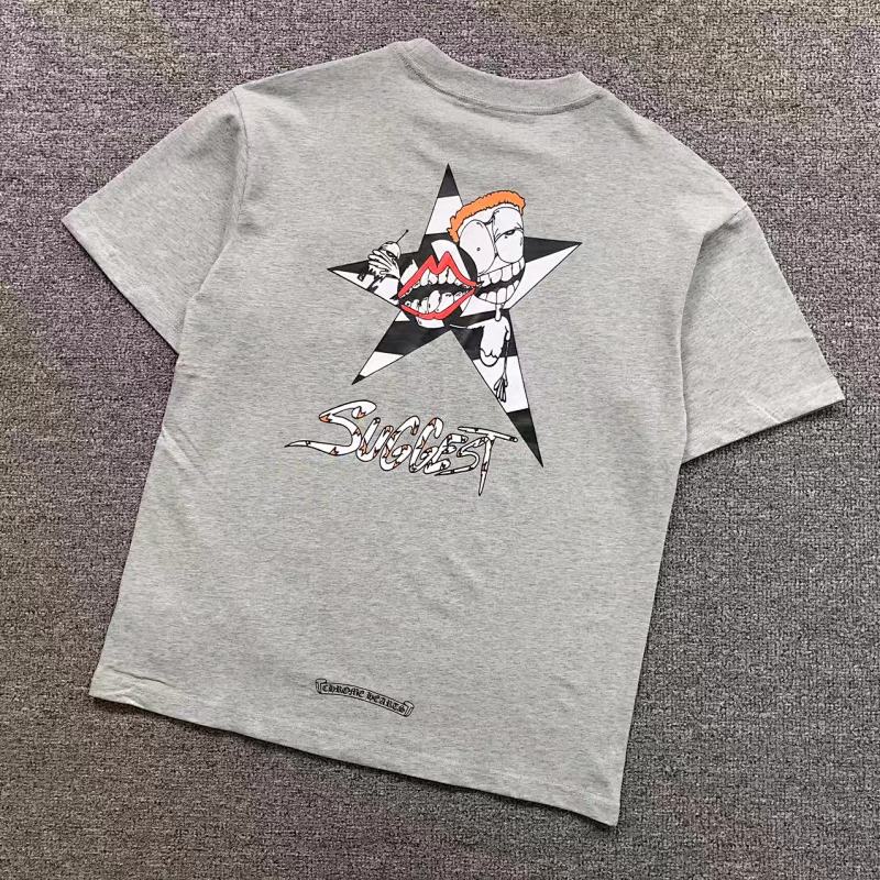 CHROME HEARTS T-SHIRT 42011506144（im 170cm 60kg i wear size M in the phot）