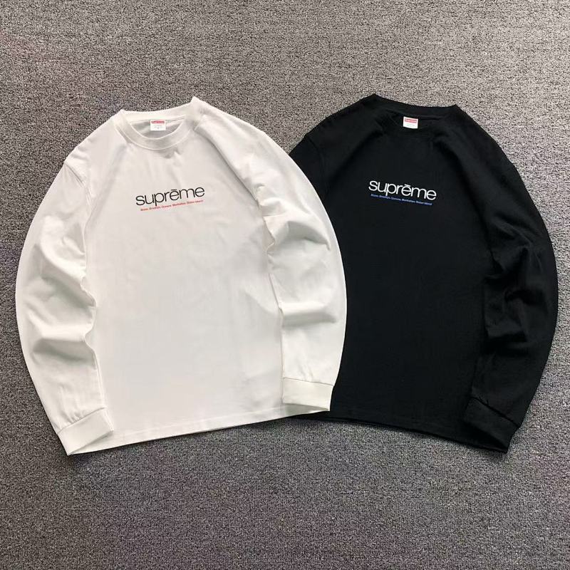 SUPREME LONG SLEEVED 582009123（im 170cm 60kg i wear size M in the phot）