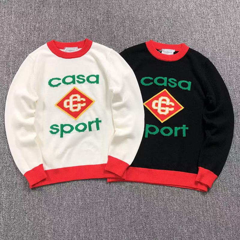 CASABLANCA SWEATER 212061148（im 170cm 57kg i wear size M in the phot）