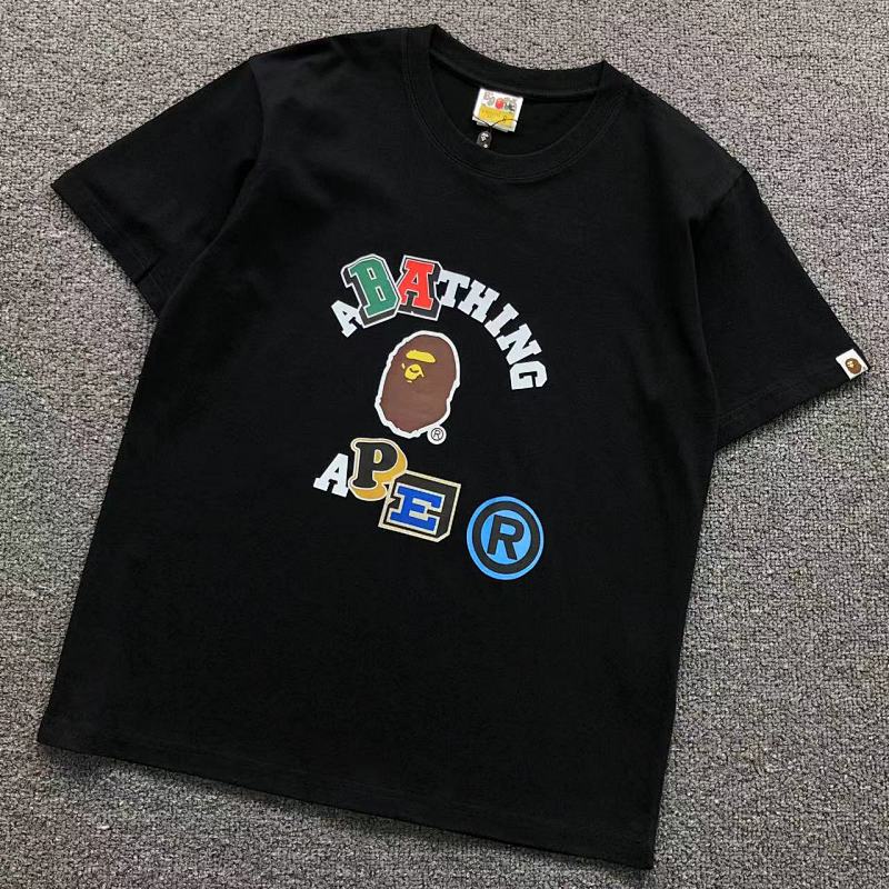 BAPE T-SHIRT 4104240598（im 170cm 60kg i wear size S in the phot）