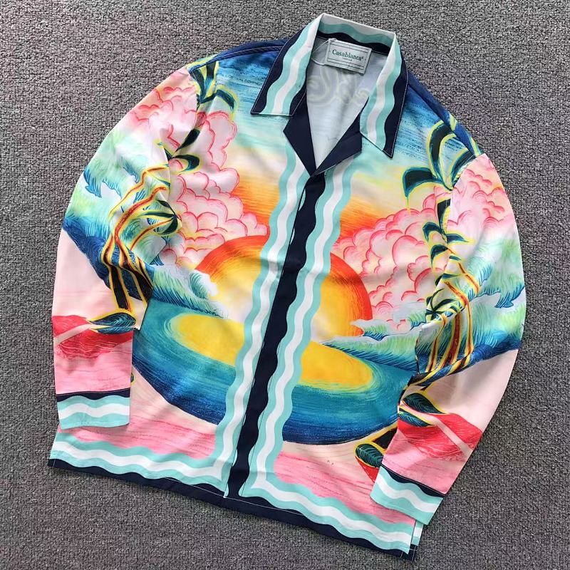 CASABLANCA SHIRT 216131539 （im 170cm 60kg i wear size L in the phot）