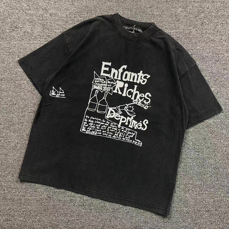 ENFANTS RICHES DEPRIMES T-SHIRT 42012410162（im 170cm 60kg i wear size M in the phot）
