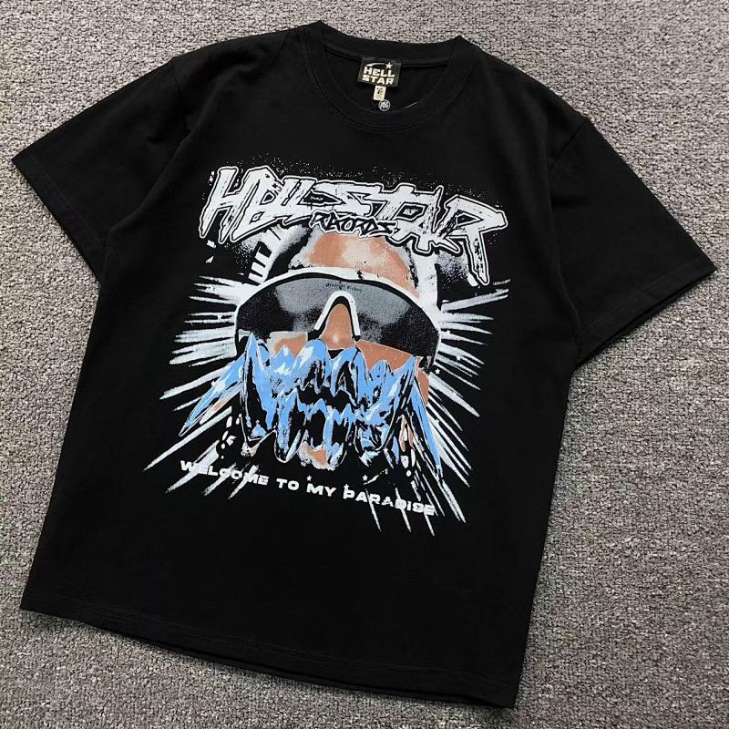 HELLSTAR T-SHIRT 56280489（im 170cm 60kg i wear size S in the phot）