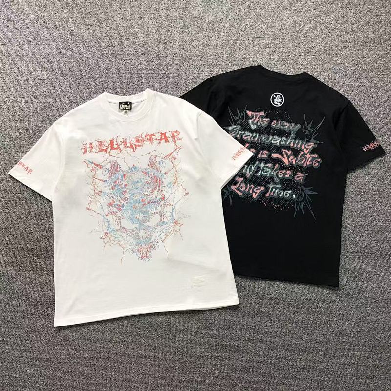 HELLSTAR T-SHIRT 504150189（im 170cm 60kg i wear size M in the phot）