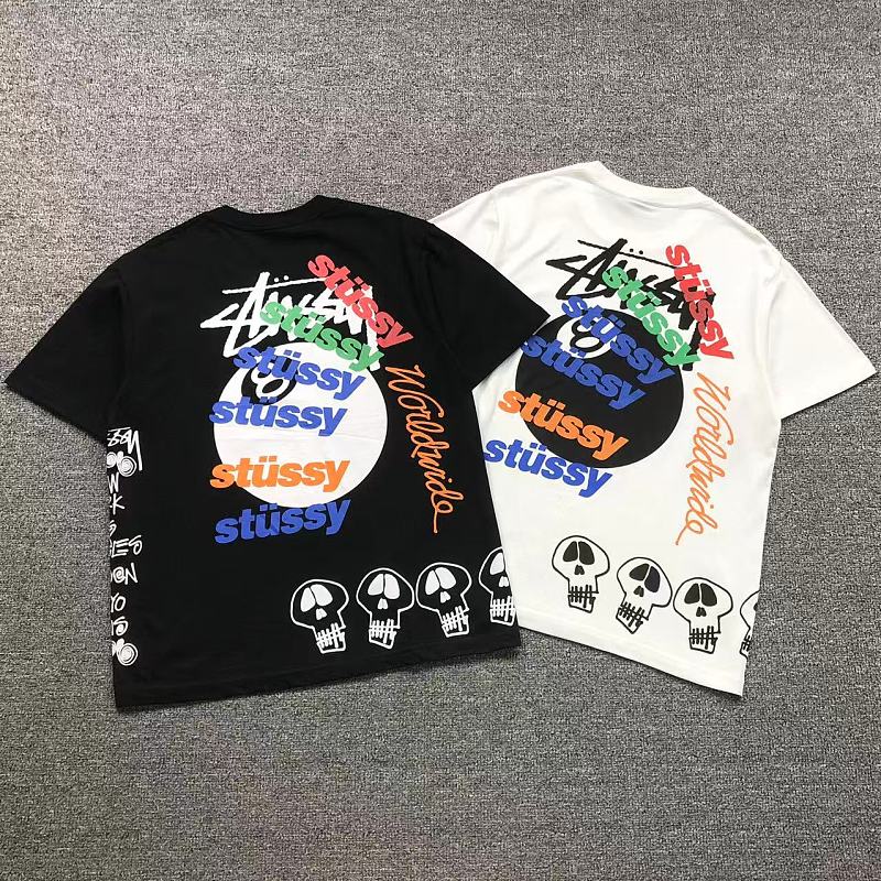 STUSSY T-SHIRT 22052530001（im 170cm 60kg i wear size M in the phot）