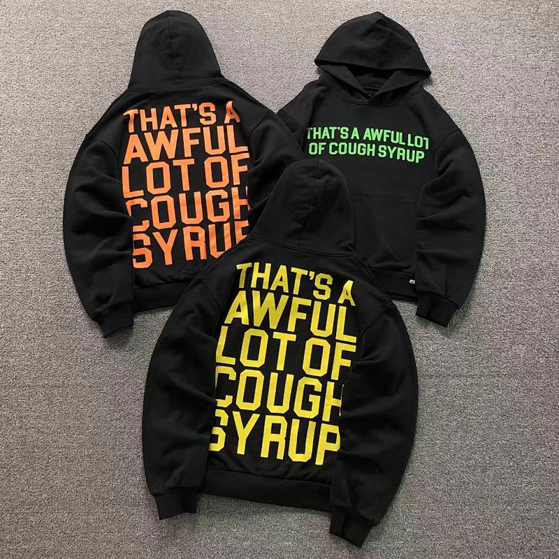 COUGH SYRUP HOODIE 3112060272（im 170cm 60kg i wear size M in the phot）
