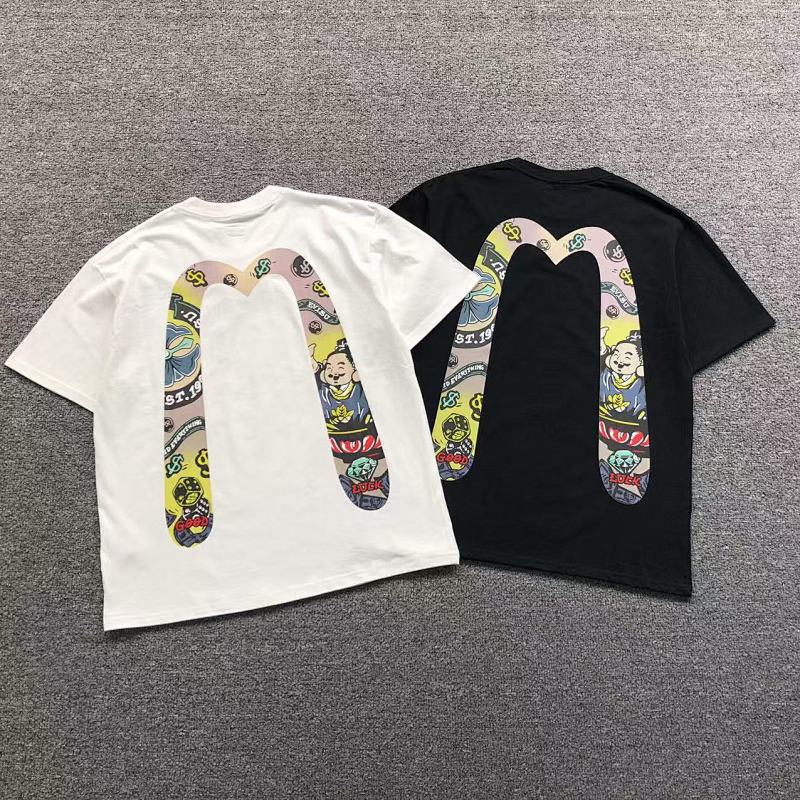 EVISU T-SHIRT 572531134（im 170cm 60kg i wear size L in the phot）