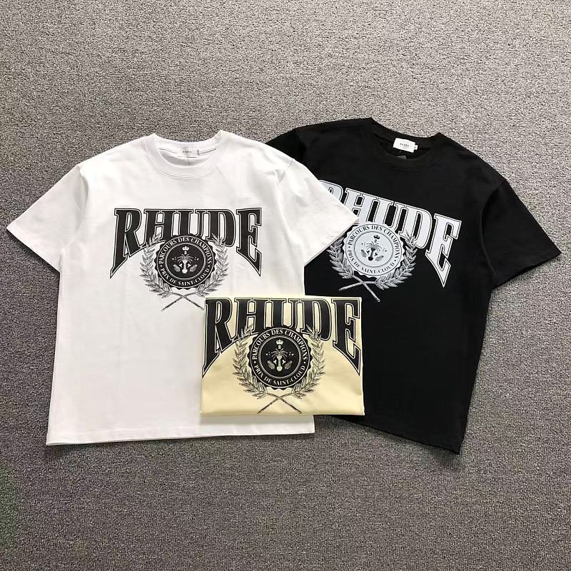 RHUDE T-SHIRT 3204230421（im 170cm 60kg i wear size S in the phot）