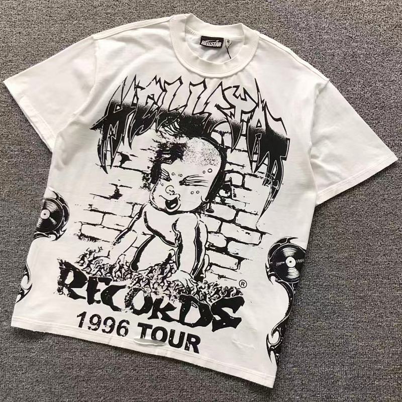 HELLSTAR T-SHIRT 3110211617（im 170cm 60kg i wear size S in the phot）