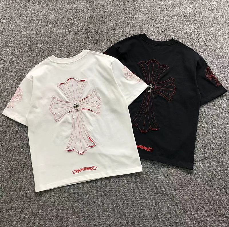 CHROME HEARTS T-SHIRT 125130460（im 170cm 60kg i wear size S in the phot）