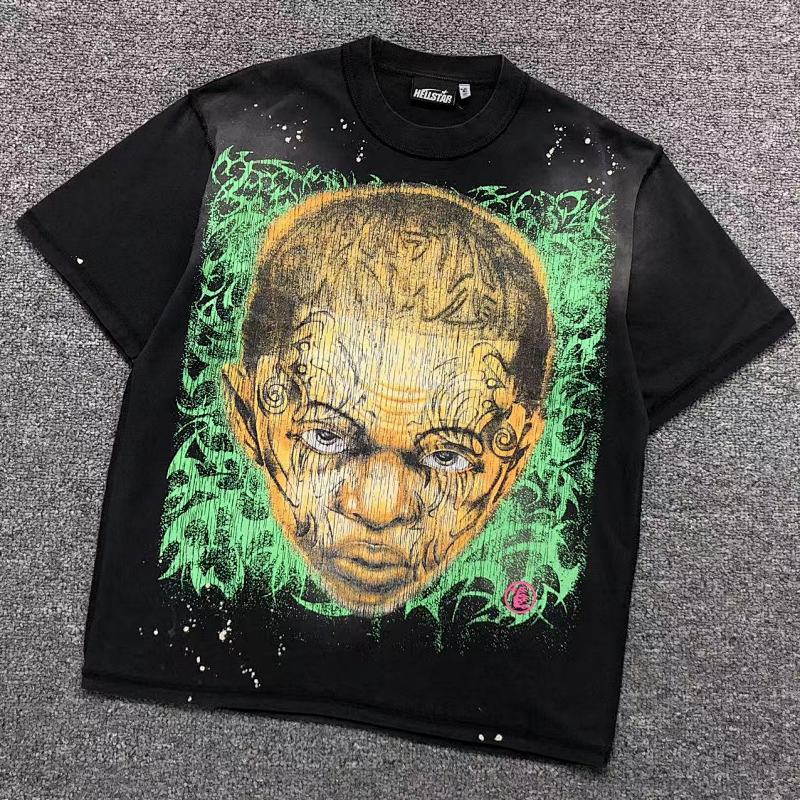 HELLSTAR T-SHIRT 213080272（im 170cm 55kg i wear size M in the phot）