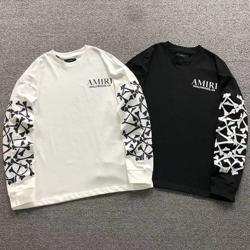 AMIRI LONG SLEEVED 3208052121（im 170cm 60kg i wear size M in the phot）