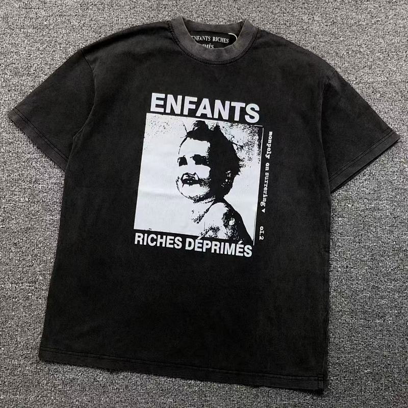 ENFANTS RICHES DEPRIMES T-SHIRT 5212442162（im 170cm 60kg i wear size S in the phot）