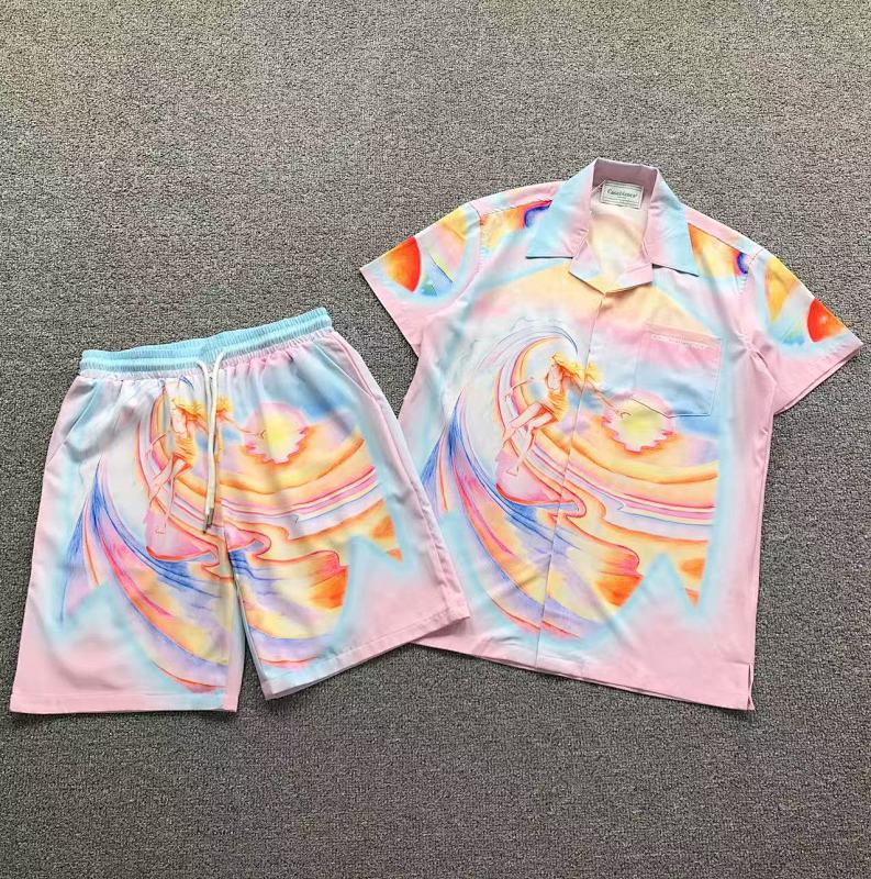 TOP SHORTS CASABLANCA SHIRT SHORTS 214070439