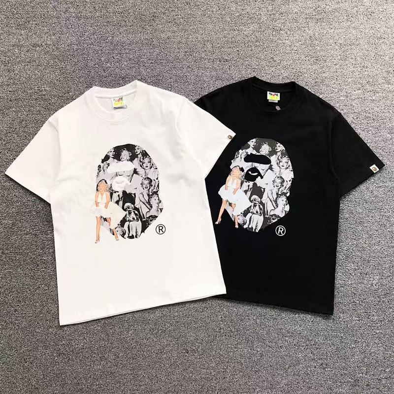 BAPE T-SHIRT 41061006898（im 170cm 60kg i wear size S in the phot）