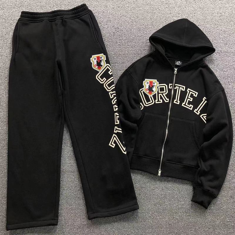 TOP TROUSERS CORTEIZ HOODIE TROUSERS 2205050134（im 170cm 60kg i wear size S in the phot）