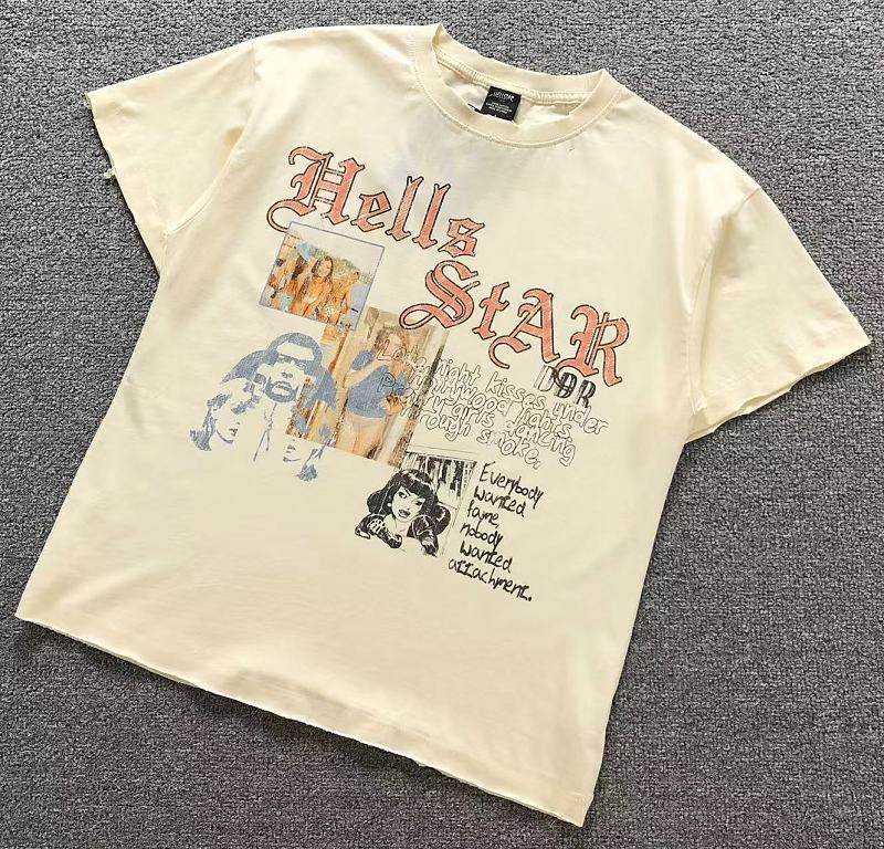 HELLSTAR T-SHIRT 4207090271（im 170cm 60kg i wear size S in the phot）