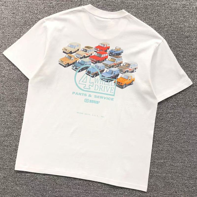 HUF T-SHIRT 312231702（im 170cm 57kg i wear size M in the phot）