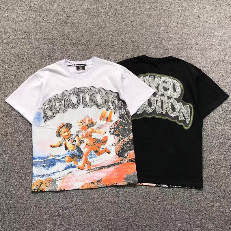 MIXED EMOTION T-SHIRT 5211022168（im 170cm 60kg i wear size S in the phot）