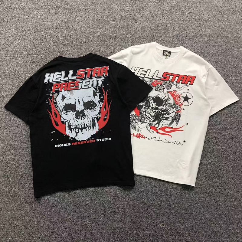 HELLSTAR T-SHIRT 505101289（im 170cm 60kg i wear size M in the phot）