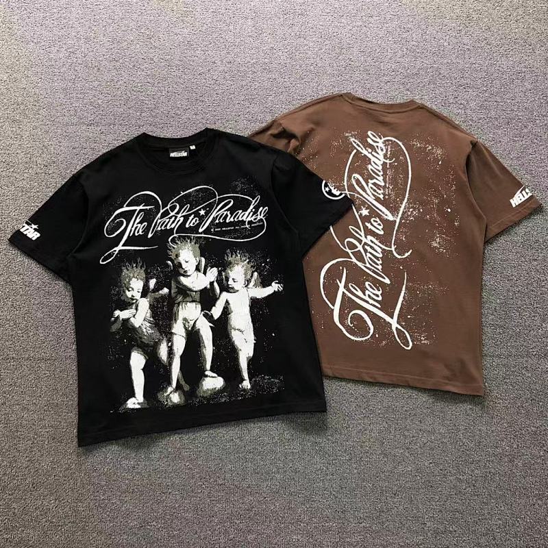 HELLSTAR T-SHIRT 22040657125（im 170cm 60kg i wear size M in the phot）