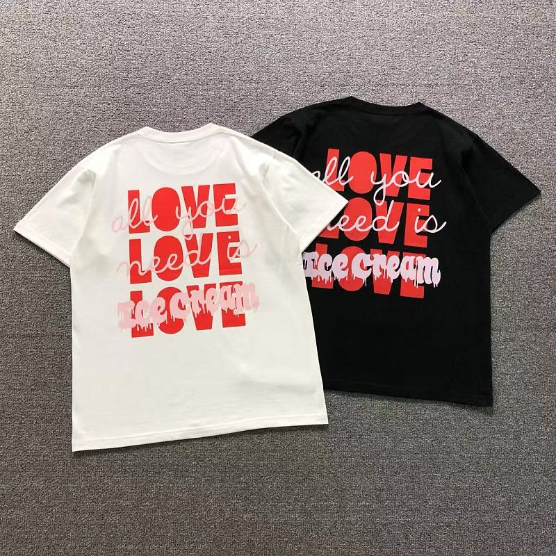 ICECREAM T-SHIRT 2206211802（im 170cm 60kg i wear size M in the phot）