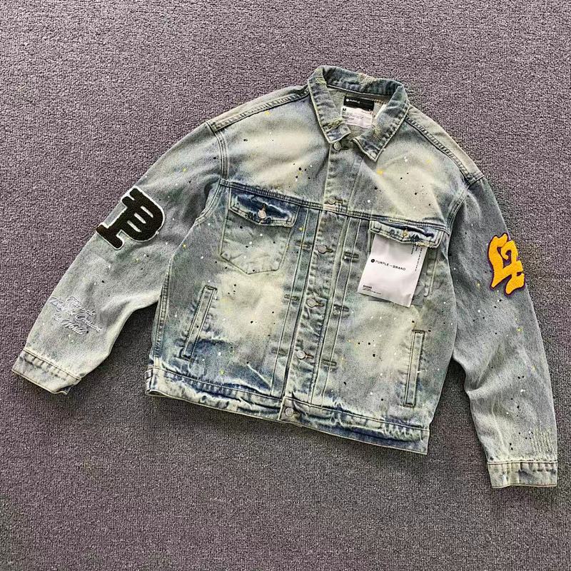 PURPLE JACKET 3109192117（im 170cm 60kg i wear size M in the phot）