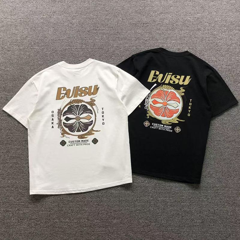 EVISU T-SHIRT 572540134（im 170cm 60kg i wear size L in the phot）