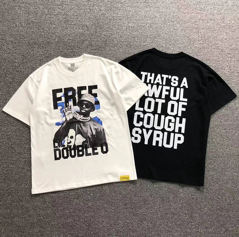 COUGH SYRUP T-SHIRT 5207020878（im 170cm 60kg i wear size M in the phot）