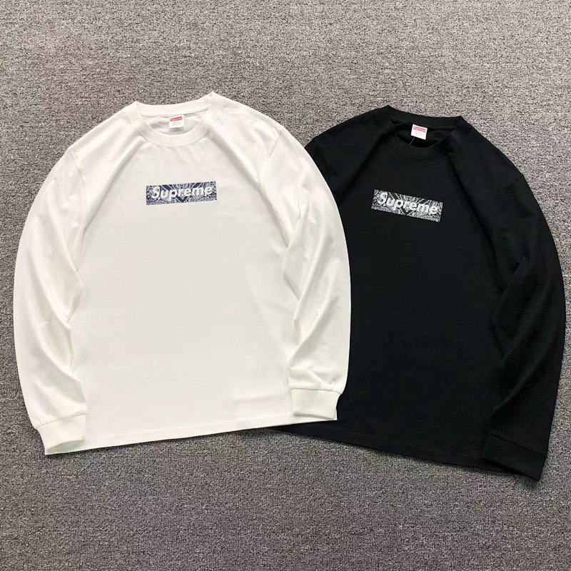 SUPREME LONG SLEEVED 592814123（im 170cm 60kg i wear size L in the phot）